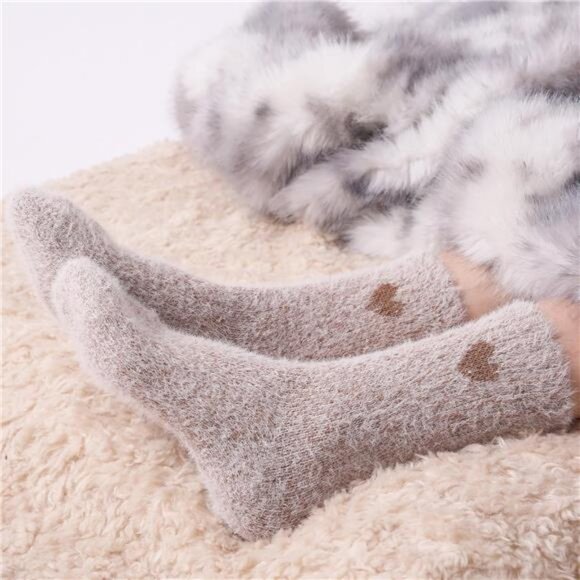 New 5 Pairs Fuzzy Soft Cozy Comfortable Socks for Women, Casual Sleep Comfy Sock - Picture 5 of 6